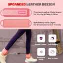 2 x Glitter Ankle Straps for Cable Machine, Women's Glute Kickback Attachments, Gym Cable Straps for Booty Workout, Leg Extension & Hip Abductors