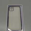 Supdeal Crystal Clear Case for iPhone 11, [Not Yellowing] [Camera Protection] [Military Grade Drop Tested] Transparent Shockproof Protective Phone Case Soft Silicone Slim Cover, 6.1 inch, Purple