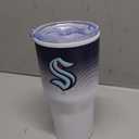 Simple Modern Officially Licensed NHL Seattle Kraken 30oz Cruiser Tumbler Insulated Travel Mug Cup with Flip Lid and Straw
