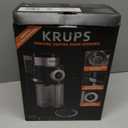 KRUPS Precision Burr Coffee Grinder: 12 Settings, 8 oz Capacity for Drip, French Press, Espresso, Pour Over, Cold Brew - Stainless Steel, 110W, Auto-Stop, Easy Clean