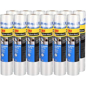 3M 12-Rolls of 99 x 90 AMF99 Hand-Masker Pre-Folded Advanced Masking Film