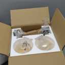 ELEHINSER Black Wall Sconces Set of 2 with Globe Shade, Modern Indoor Plug in Wall Lamps with Switch, Angle Adjustable Light for Bedroom Living Room Study Hallway Bedside