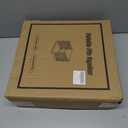 File Organizer Box with Lid,Hanging Filing Folder Organizer for Document Storage with Plastic Slide, Letter-size File Holder Filing Box for Office/Home/Decor/1Pack