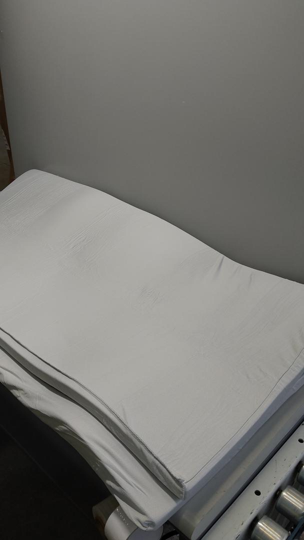 Memory Foam Mattress Topper With Removable Comfort Cover,Size 48x48x1 