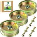 POSEAGLE 3 Pack 539132728 Idler Pulley Replaces 589766102 Husqvarna Idler Pulley 589766101 539112196 539131148 for Husqvarna 46" 48" 61" 54" Z246 RZ4623 MZ61 MZ6128 MZ52 MZ54 RZ46i RZ4824f Z248f Decks