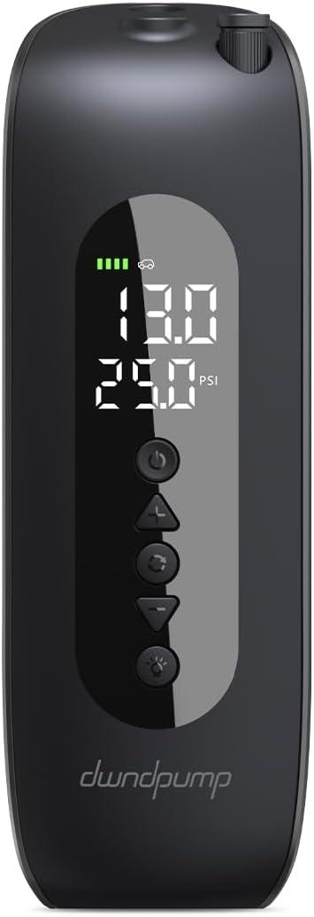 Tire Inflator Portable Air Compressor, 150 PSI Air Pump for Car Tires, Cordless Air Compressor with Auto Off, 12V DC Tire Pump for Car, Motorcycle, Bicycle, Balls