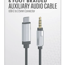 ACX USB C TO 3,5MM CABLE 6FT BK