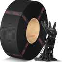 ANYCUBIC PLA Filament Refill 1.75mm, 3D Printer Filament, for Reusable Spools, Dimensional Accuracy +/- 0.02mm, Fit with Most Reusable Spools, 1KG, Black