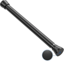 Black Tension rod 16 to 26 Inch Spring Curtain Rods No Drilling Small Rods Adjustable Tension Curtain Rod Expandable Pressure Spring Rod for Doorway, Kitchen