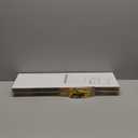 BAYKA Floating Shelves White, 22.5 inch Rustic Wood Wall Mounted Shelves for Bathroom, Bedroom, Living Room, Kitchen & Office, Hanging Display Shelf with 22 lbs Capacity (C. White - Modern Minimalist Style)