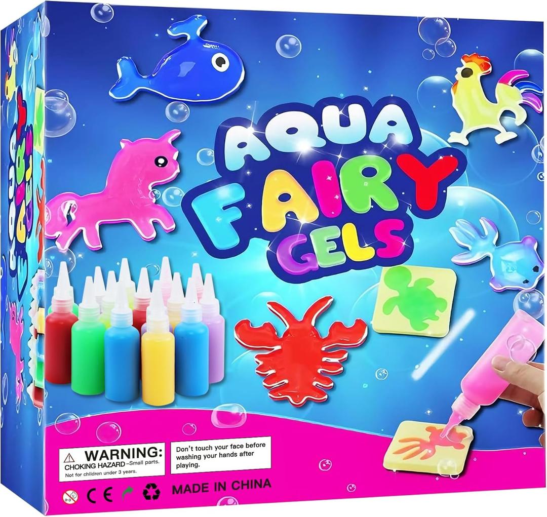 YNIEHNOY Magic Water Elf Toy Kit Refill,Squishy Making Kit Refill,Magic Gel Water Pets-Fun Summer DIY Craft Kit, Birthday Gifts & Party Favors for Kids(24Bottles)
