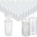 DAJAVE 100 Pack13 Dram Empty Pill Bottles with Pop Top Caps Plastic Medicine Bottles Prescription Vial Prescription Bottle Medicine Container for Pill, Crafts, Candy, Supplements