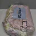 SHRRADOO Travel Laptops Backpack for Women Men, Casual Work Bag 17inch High School College Backpack Airline Approved Backpack for Hiking Business (Pink khaki)