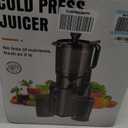 Juicer Machines with 5.8" Large Feed Chute, Cold Press Juicer For Whole Vegetables and Fruits, 400W Professional Slow Masticating juicer Easy to Clean for Batch Juicing (Titanium Gray)