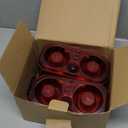 Qualirey 2 Pcs Solar Outdoor Motion Sensor Alarm Motion Sensor Animal Deterrent Dog Barking Alarm 13 Sound 130db Loud Noise Maker 4 Mode with USB Remote Control Support Recording Volume Adjustment