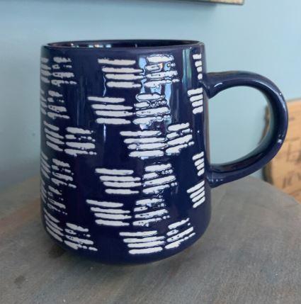 Thyme and Table Ceramic Mug - Blue 16 oz