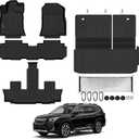 All Weather TPE Floor Mat Set for 2019-2026 Subaru Ascent 7 Seats | Trunk Mat with Backrest Mat & Cargo Net for Subaru Ascent Floor Liner Accessories