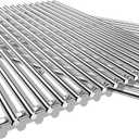 QuliMetal 18.75" 9MM Grill Grates for Weber Genesis II, Grill Parts for Weber Genesis II LX 300 Series, Genesis II E&S 310 315 320 325 340, Replacement Parts for Weber 66095, 304 Stainless Steel