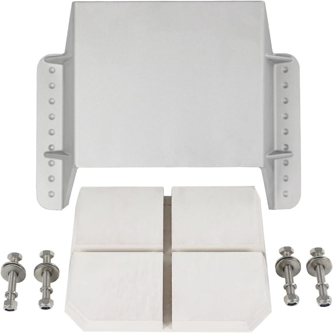 MJ-1-DP Jack Plate 4inch Setback Small Engine Jack Plates Replacement for Outboard Motors Up to 35HP, Manual Add Distance Between Engine and Transom