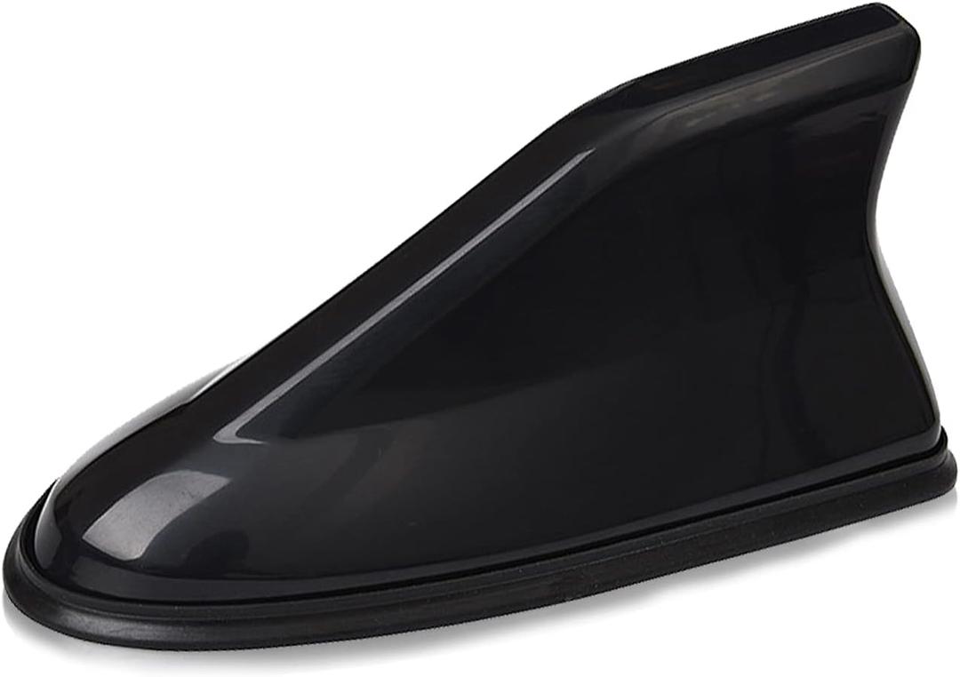 Friendship Shark Fin Antenna, (Upgraded 2.0) Shark Fin Antenna Cover for Decoration & Enhance the Signal (Black)