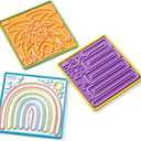 hand2mind Mindful Maze Boards, Tactile Sensory Toys for Toddlers, Calm Down Corner Supplies, Mindfulness for Kids, Occupational Therapy Toys, Quiet Fidgets for Classroom, Sensory Activity Board