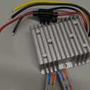 20A 240W DC 18V 20V 24V 36V 48V to 12V Voltage Converter with Fuse Step Down Regulator Buck Reducer Power Converter Waterproof Transformer for Golf Cart(Inputs 18V-60V to 12V 20A)