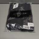 Womens Low Waist Denim Skirt Button Mini Cargo Jean Y2K Skirts with Pockets (Black)