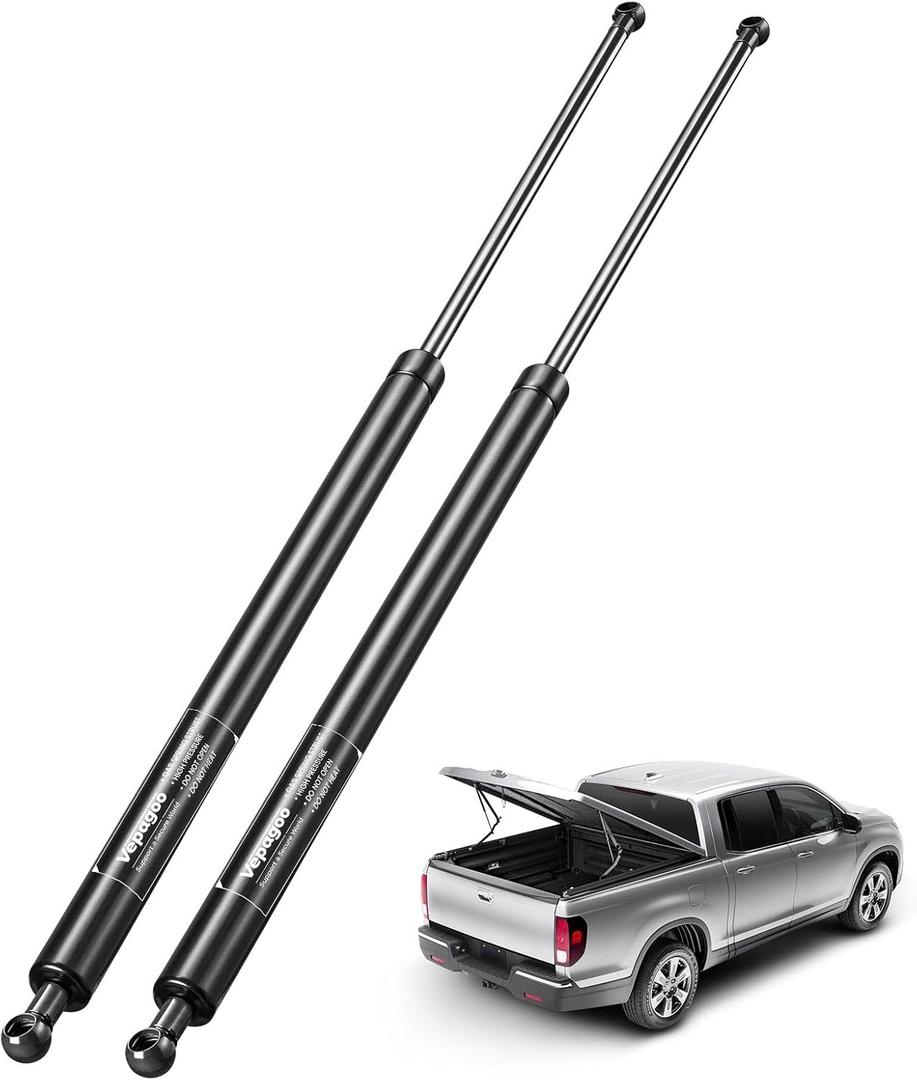 Vepagoo 40 inch 150Lb Gas Struts Shocks for Heavy Duty Lid, 667N Lift Support for Tonneau Cover Truck RV Bed Snowmobile Trailer Basement Floor Hatch Cap Custom Wooden, 2pcs (1 Pair)