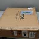 VEVOR Shop Stool with Backrest, Pneumatic Garage Seat/Work Stool with 300 lbs Capacity, Adjustable Height Roller Creeper Seat, 360° Swivel Padded, for Garage, Shop & Auto Repair, Black