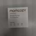 Momcozy Flange Insert 21mm Compatible with 24mm Flange/Shield of Most Pumps, Insert for Breast Pump Replacement Accessories, 4PCS 21mm (Transparent)