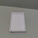 Velvet 7 Slots Ring Earrings Trays Showcase Display Jewelry Organizer (White)