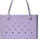 BOGG BAG Original Tote Durable, Washable, Tip-proof Beach, Pool, Boat, Work, Sports, Purple