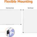 Amazon Basics Magnetic Dry Erase Whiteboard, 36"W x 24"H, Aluminum Frame, Silver/White, Easy to Install and Clean