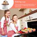 Foil Cupcake Liners - Rainbow Metallic Baking Cups for Weddings, Birthdays, Baby Showers - Standard Size Muffin Paper Cases - 10 Colors, 500 Pieces
