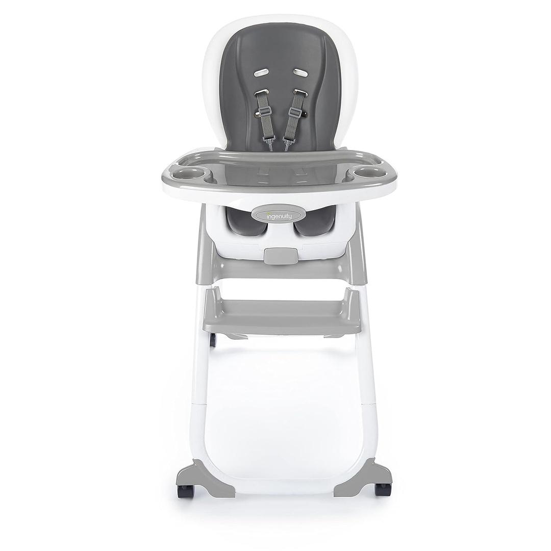 Ingenuity SmartClean Trio Elite 3-in-1 Convertible Baby High Chair, Toddler Chair, and Dining Booster Seat, For Ages 6 Months and Up, Unisex - Slate (Trio Elite Slate)