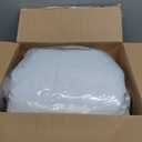 puredown Feather Down Throw Pillow Inserts 22 x 22 (Pack of 2, White), Big Throw Pillows for Floor, Couch, Bed, Machine Washable