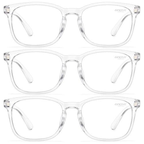 Gaoye Stylish Eyewear Frame Accessories - Blue Light Glasses for Woman - Computer Glasses for Blue Light Blocking, 2 pc
