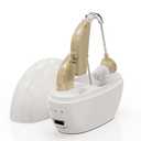 OTC Hearing Aids Rechargeable BY4U Hearing Amplifiers with 16-Channel Digital Noise Cancellation Volume Control Rechargeable Wireless Comfortable Wear, Design for Seniors &Adults with Hearing Loss