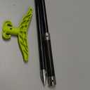 8.63' Shallow Water Anchor Pole, Fiberglass Sand Anchor with T-Handle 
