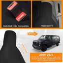 Seat Cover for 2009-2022 Ford E150-E350 Van High Back Bucket Seats
