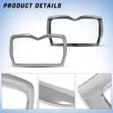 Front Chrome Grill Trim Grille Surround fit for Mack CV Semi Trucks