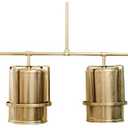 Yosemite Home Decor SM2281-2NI 2-Light Island Light in Nickel Finish