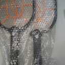 2-Pack Electric Fly Swatter – Battery Powered Mosquito & Bug Zapper Racket with Safe Mesh & Wall-Mount Design for Indoor and Outdoor Use (Black & Gray)