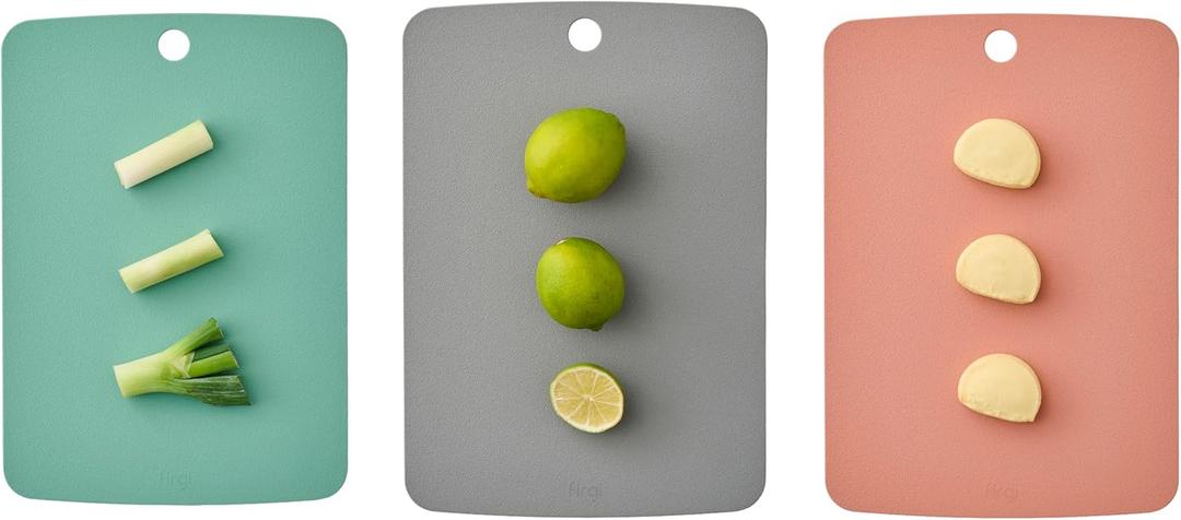 TPU Cutting Board (3, Mix(Mint+Gray+Pink), Medium)