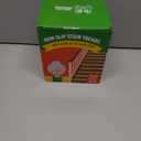 Indoor Stair Treads - Non-Slip 6" X 30" Clear Step Grips with Glow-in-the-Dark Stripes for Extra Elderly Support - Easy Peel 15-Pack Anti-Slip Strips for Wooden Stairs