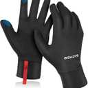 Dachgo Lightweight Touchscreen Running Gloves, Thermal Gloves Liner Warm Gloves for Cold Weather for Men Women, Perfect for Cycling Running Driving Hiking Walking Sporting (Medium)
