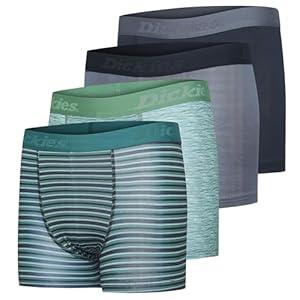 Dickies Boys Underwear 4 Pack Boxer Briefs for Boys Durable Stretch Breathable Moisture Wicking S