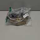 Hoimpro Brushed Gold Waterfall Spout Single Hole Bathroom Faucet, Stainless Steel Single Lever Bathroom Vanity Sink Faucet with Drain, cUPC Hose and Deck Plate