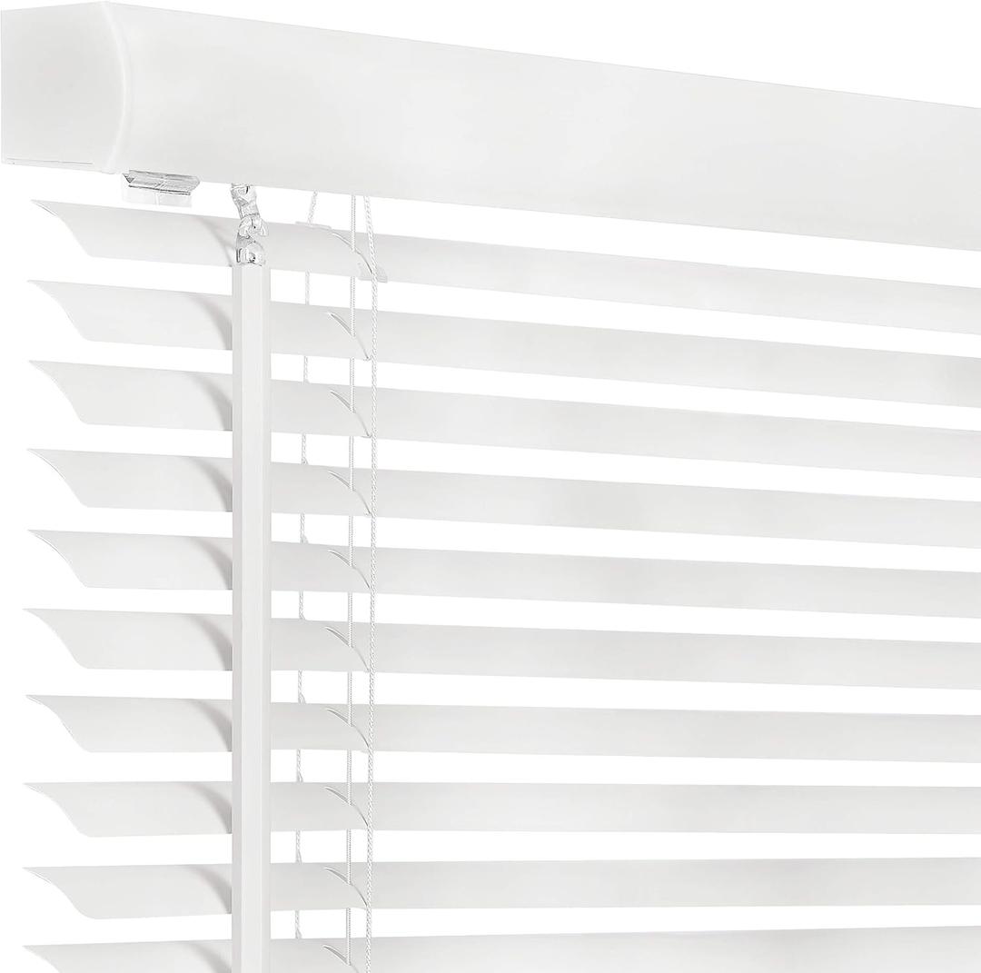 Cordless GII Morningstar 1" Light Filtering Mini Blind 25x72 - White
