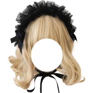 Lolita Accessories Lace Lolita Headband Hair Accessories Maid Headdress for Cosplay Party